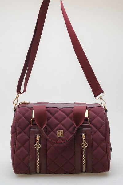 Redoxy Women's Special Design Diamond Patterned Stylish Zippered Hand and Sho...