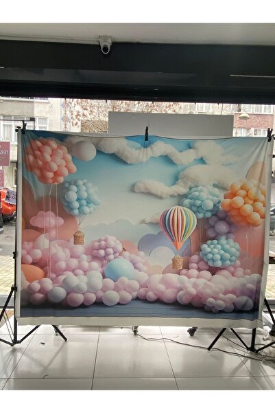 PROMISEBACKDROP2 خلفية قماشية مقاس 250x200 سم مع خياطة إضافية، مناسبة لأعياد ...
