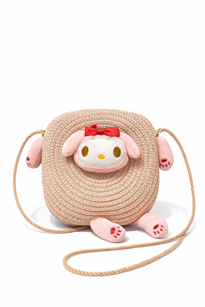 Selvira Girl's Straw Shoulder Bag – Mini Bag with Cute Figures and Strap, Dai...