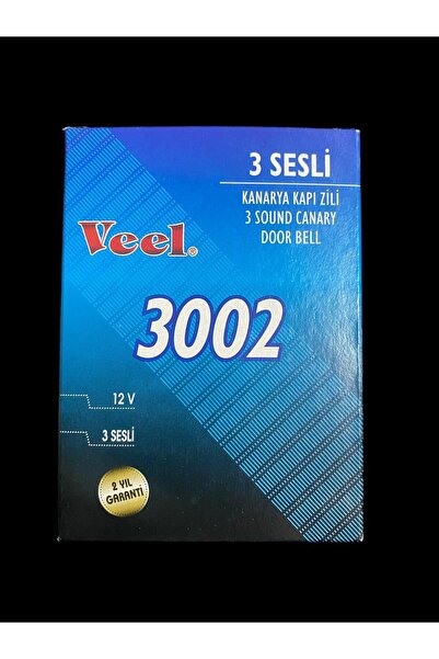 elektrik KANARYA KAPI ZİLİ-ÜÇ SESLİ