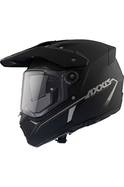 AXXIS Wolf Ds Hydra Mat Siyah Motosiklet Enduro Off-Road Turing Kask
