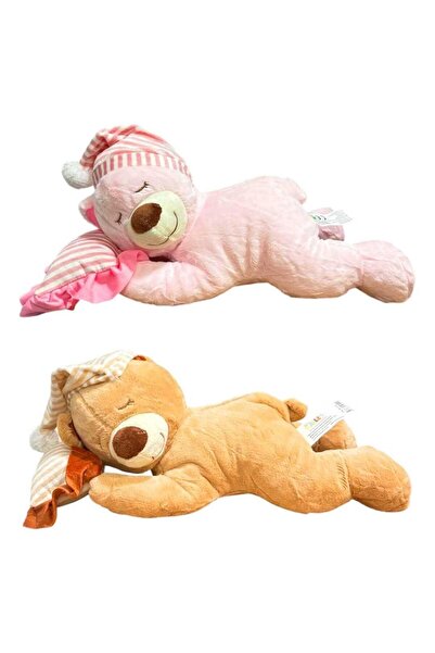halley pof peluş oyuncak fabrikası Halley Plush Pl50152 Sleeping Bear with Pi...