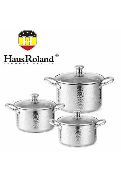 Haus Roland Stainless Steel Cookware Set with Lids - HausRoland