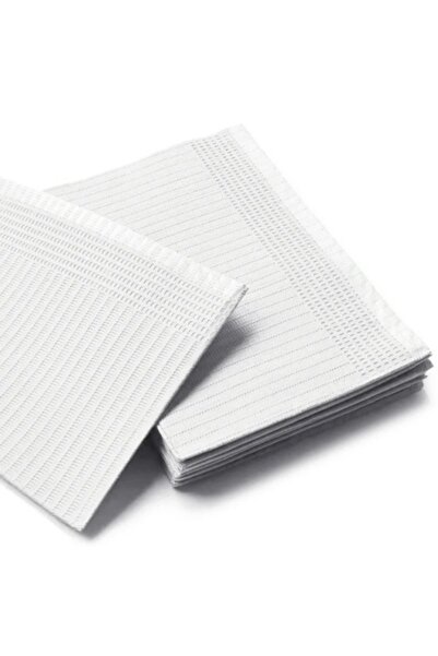 Pink Nails Set de 20 șervețele de masă albe de protecție