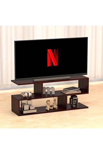 Mahmayi حامل تلفزيون عصري كلاسيكي من روز مع طاولة قهوة للكمبيوتر المحمول