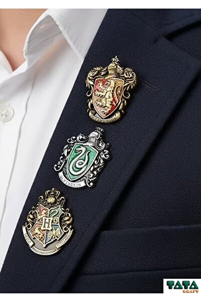TATA CRAFT Harry Potter Slytherin Pin Broş Rozet Emaye Universal Orlando Reso...