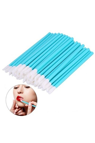 Pink Nails Set 50 Velour Applicators Blue
