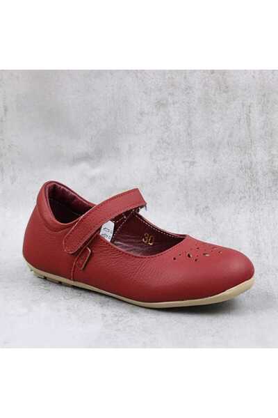 tino Children's lightweight ballet flats made of genuine leather 1862-ROSU2
