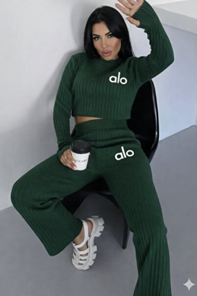 OETNAISAN ALO women's knitted set with pants