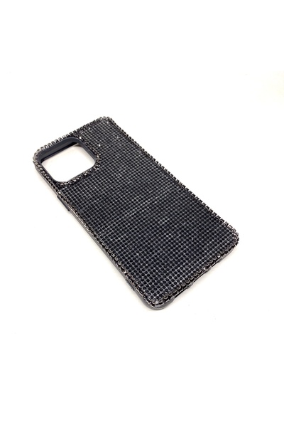 Oto Aksesuarcım iPhone 13 6.1' Compatible Crystal Stone Black Phone Case Blac...
