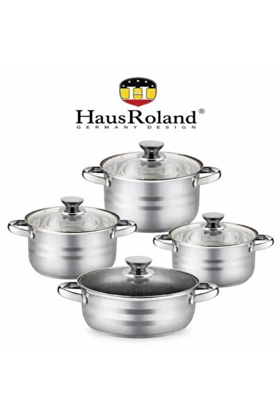 Haus Roland HausRoland Stainless Steel Cookware Set 8 Pieces German Design