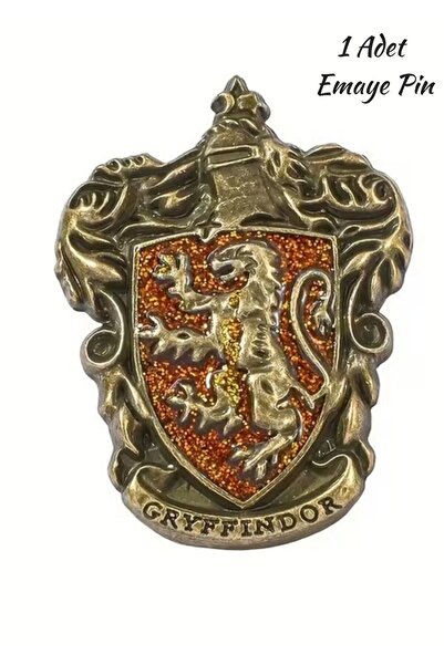 TATA CRAFT Harry Potter Gryffindor Pin Broş Rozet Emaye Universal Orlando Res...