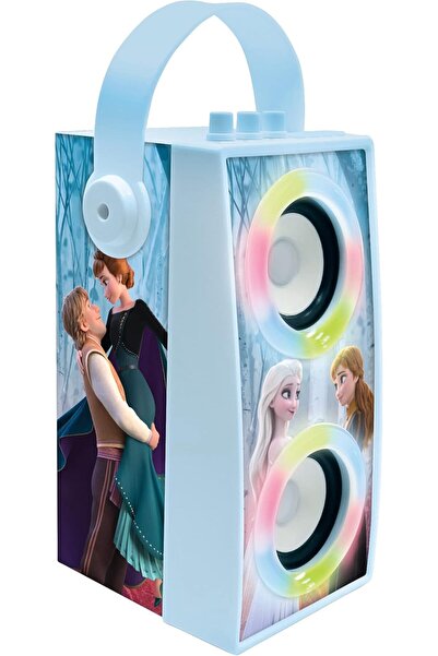 LEXIBOOK Portable Bluetooth Speaker with Microphone and Amazing Light Effects