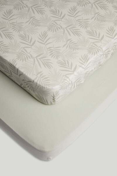 MOTHERCARE 2 Pack Fitted Sheets (Cot Bed)