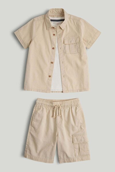 MOTHERCARE طقم مكون من قميص وقميص قصير وشورت