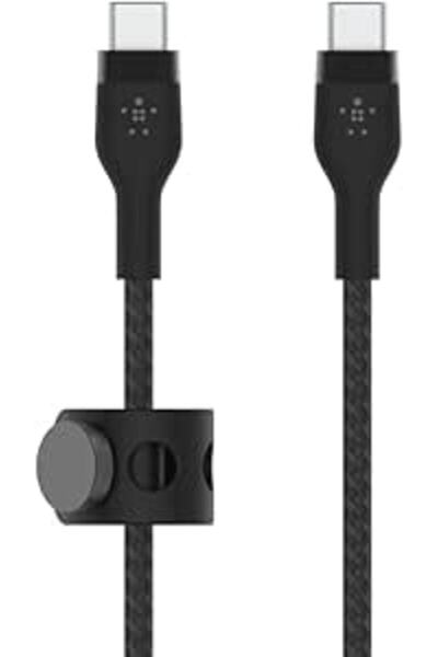 Belkin كابل BoostCharge Pro Flex المضفر من النوع C إلى النوع C