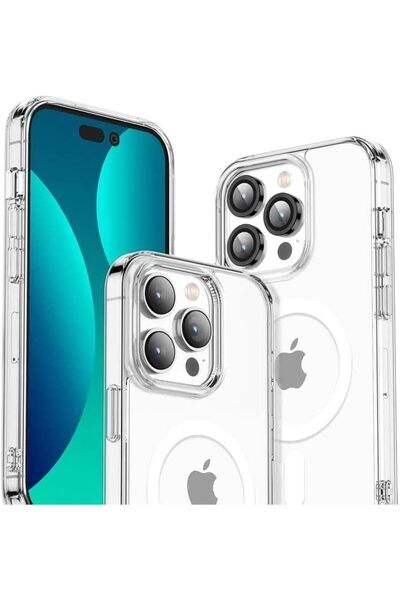 Green Lion 4 in 1 Protection Case for iPhone 14 Pro (6.1 inches) - Silver