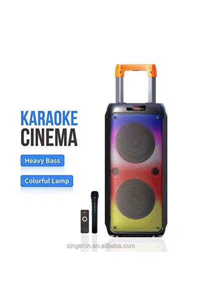 POLYGOLD BÜYÜK BOY BLUETOOTH HOPARLÖR KABLOSUZ TEKERLEKLİ TAŞINABİLİR KABLOSU...