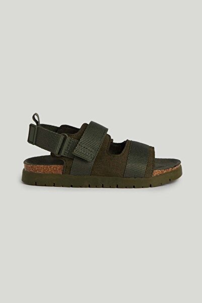 MOTHERCARE Khaki Double-Strap Sandals