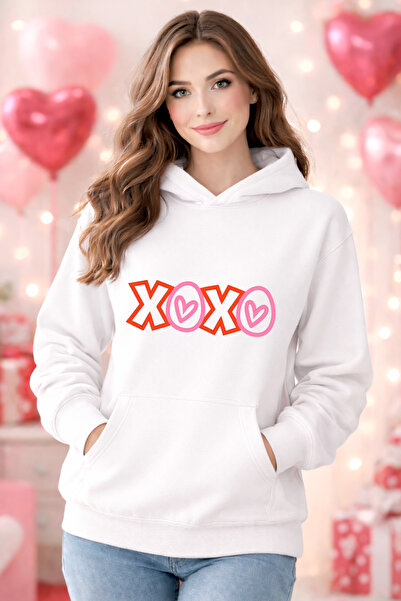 stil x Special for Valentine's Day, Sweatshirt with Hooded Names, Valentine's...