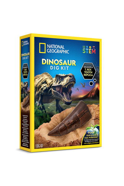 NATIONAL GEOGRAPHIC مجموعة أدوات التنقيب عن أحافير الديناصورات