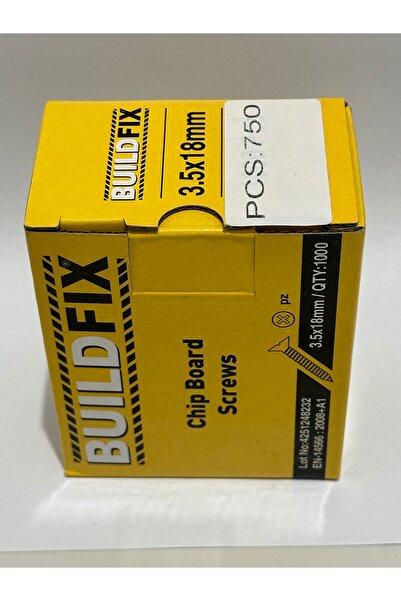 Sunta Vidası 3,5 x 18 mm 750 adet