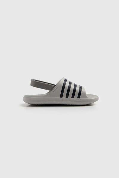 MOTHERCARE Grey Stripe Slider Sandals