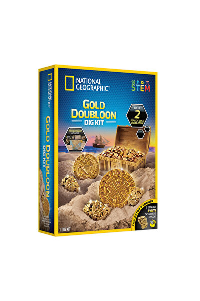 NATIONAL GEOGRAPHIC مجموعة أدوات حفر عملات الدوبلون الذهبية