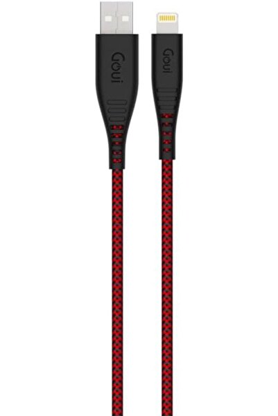 GOUİ Lightning Flex Cable to USB Type A, 1.5m, Red