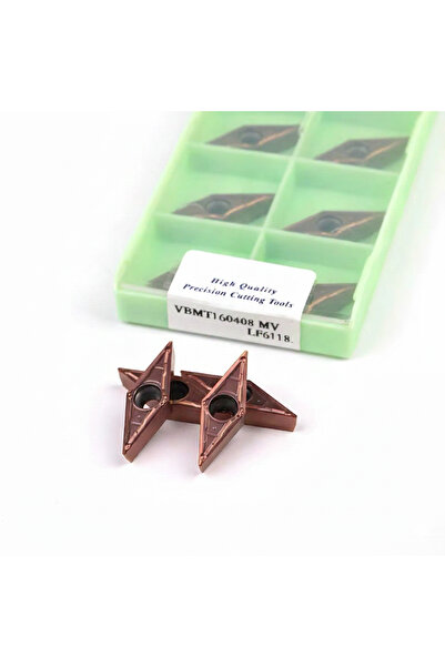 UGS Ticaret 10 Adet VBMT 160408 Torna Uç, Çelik ve Paslanmaz Kalitedir.