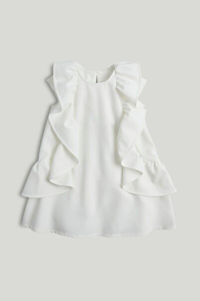 MOTHERCARE White Flutter Occasion Dress