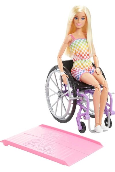Barbie Fashionistas Doll #194 with Wheelchair and Ramp
