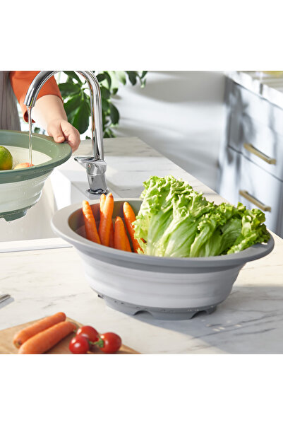 Mons Folding Large Strainer Qlux Bpa Free Camping Caravan Home Office Straine...