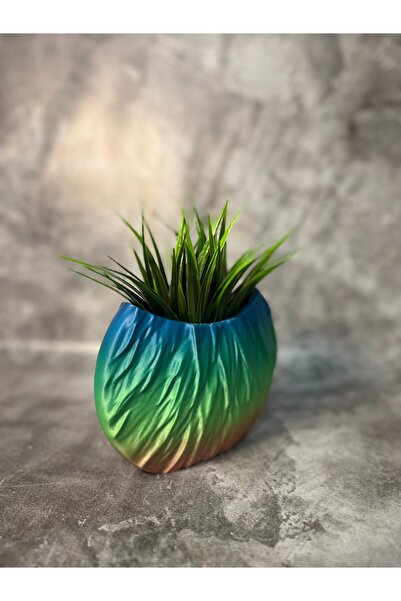 Bovi Craft Renk Geçişli Dekoratif Saksı