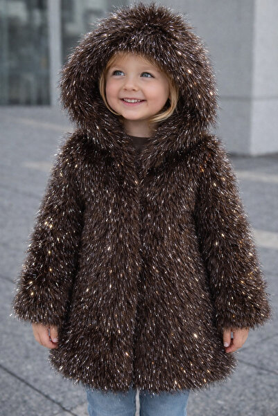 KürkZone Palton de blană pentru copii