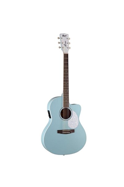 CORT Jade Classic SKOP Akustik Gitar - Sky Blue (Orta Seviye) | Retro Tasarım...