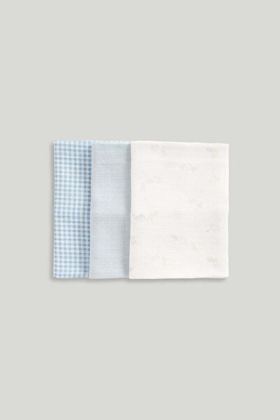 MOTHERCARE عبوة من 3 قطع من قماش الموسلين