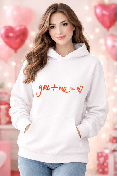 stil x Special for Valentine's Day, Sweatshirt with Hooded Names, Valentine's...