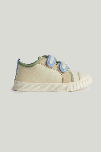 MOTHERCARE White Canvas Trainers