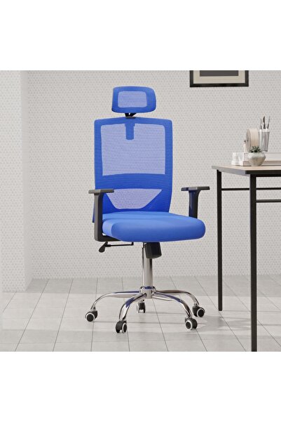 Mahmayi كرسي مكتب شبكي متوسط الارتفاع TJ HY-902 مع دعم للفقرات القطنية ومسند ...