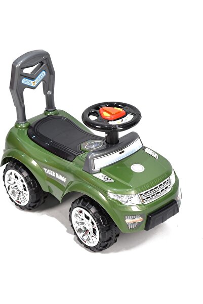 Amala لعبة سيارة دفع للأطفال مع موسيقى من أمالا، لون أخضر، موديل Q05-2G
