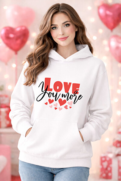 stil x Special for Valentine's Day, Sweatshirt with Hooded Names, Valentine's...
