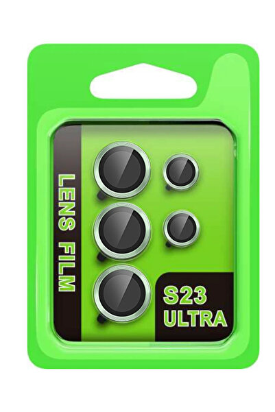 NewFace Lvsqvr Samsung Galaxy S23 Ultra Raze Metal Camera Lens (145957) - Green