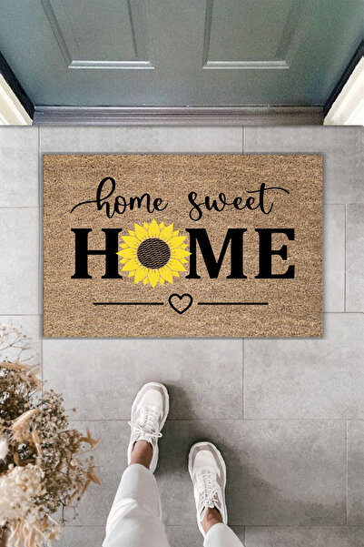 Rugmood Modern Digital Printing Doormat - Home Sweet Home Daisy - Front Door ...