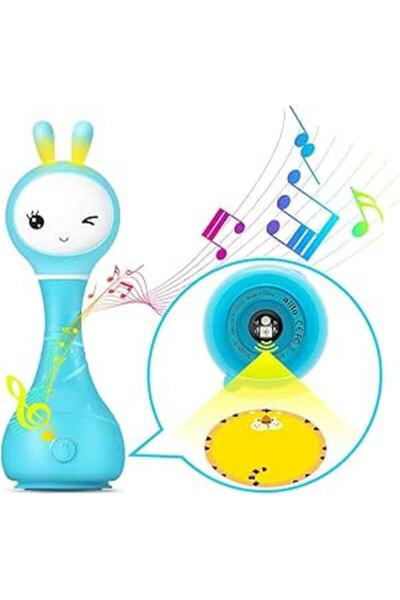 Alilo خشخيشة وعضاضة إلكترونية على شكل أرنب