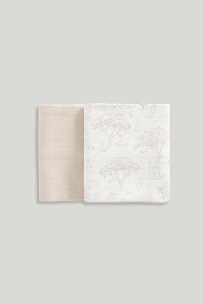 MOTHERCARE عبوة من 2 بطانية موسلين كبيرة الحجم