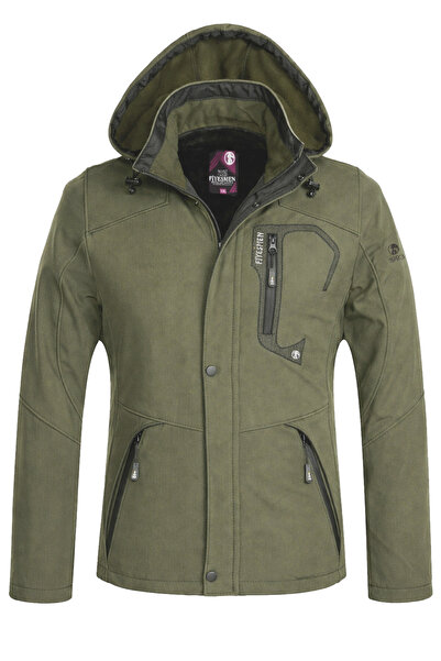 Fiyesmen Su Ve rüzgara dayanıklı diagonel kumaş Erkek Mont--1070--