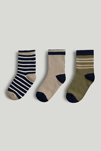 MOTHERCARE عبوة من 3 جوارب مخططة