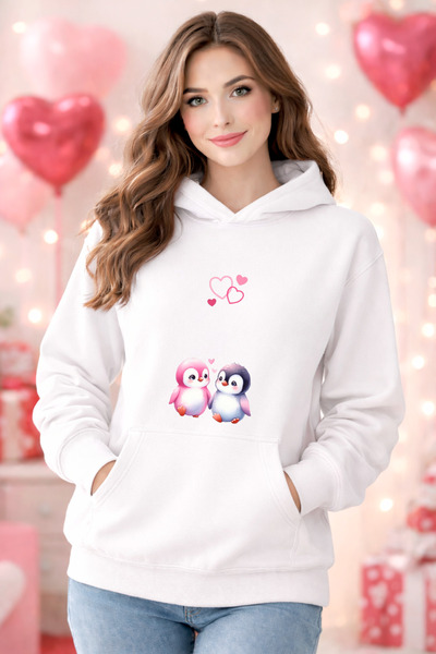 stil x Special for Valentine's Day, Sweatshirt with Hooded Names, Valentine's...