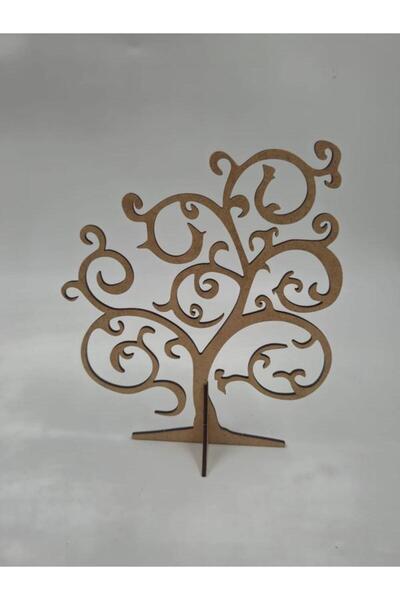 Mu Art Ahşap سلسلة رسم الأشجار الخشبية، تصميم 4، نشاط فني للمدرسة، 20 سم